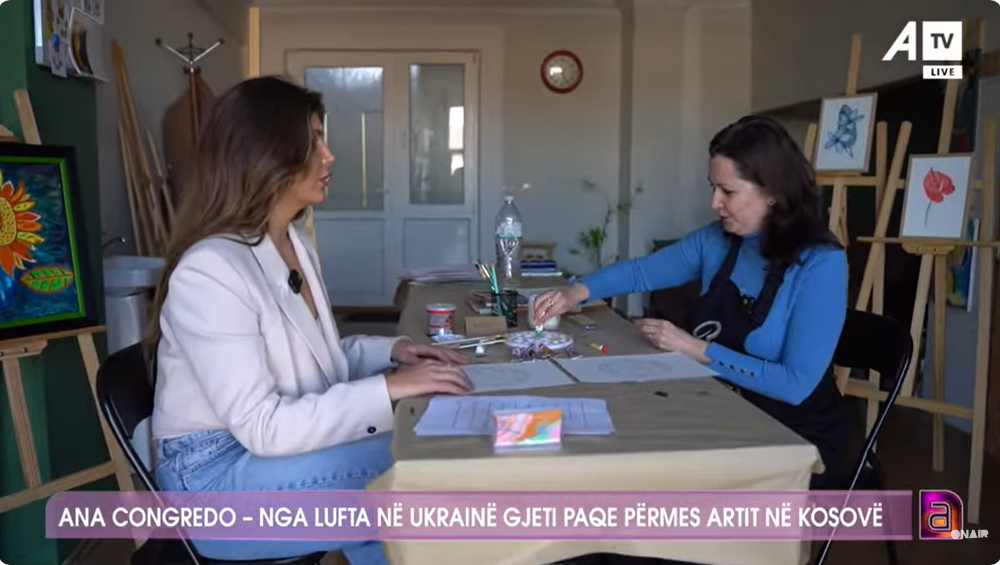 Anna Congedo - From war in Ukraine to peace among art in Kosovo