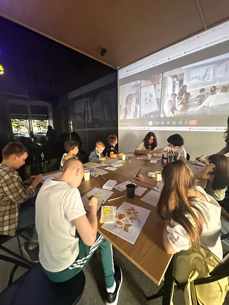 From Kosovo to Azerbaijan: Children Unite Through Ukrainian Petrykivka Art